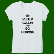 Ladies Keep Calm and Go Herping Tshirt
